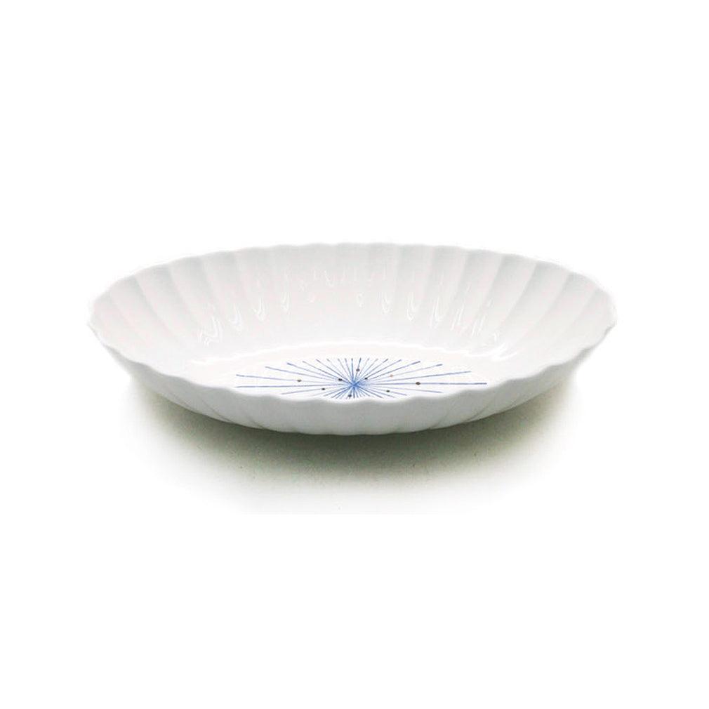 [Moire] 9" Oval Frill Bowl - HANKOOK