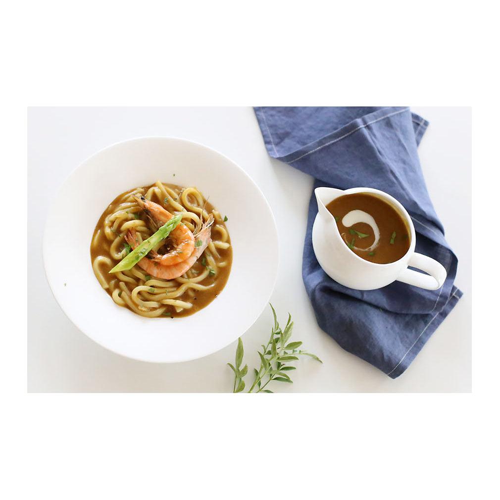 [Whitebloom] Origin White Rim Soup Bowl - HANKOOK