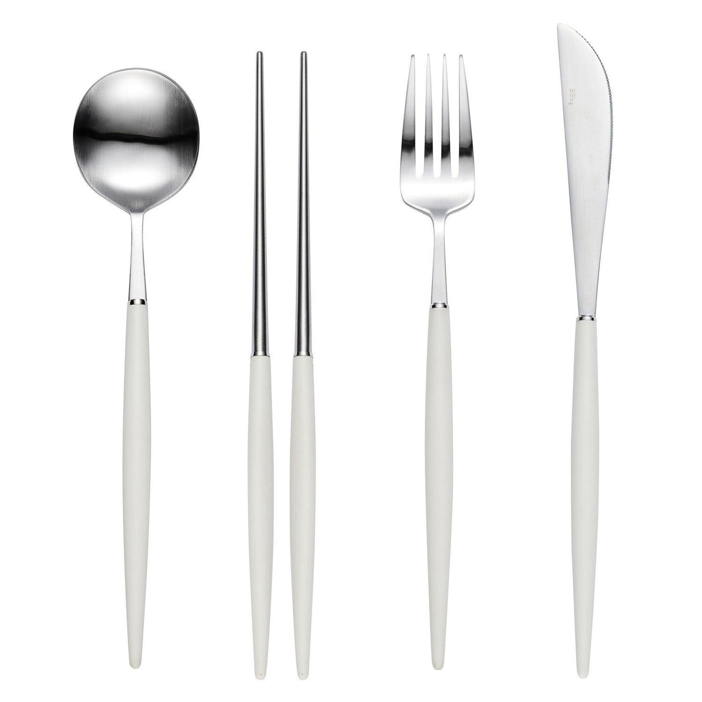 [Bogen] Eiffel Satin Dinner set, with Dinner spoon - HANKOOK