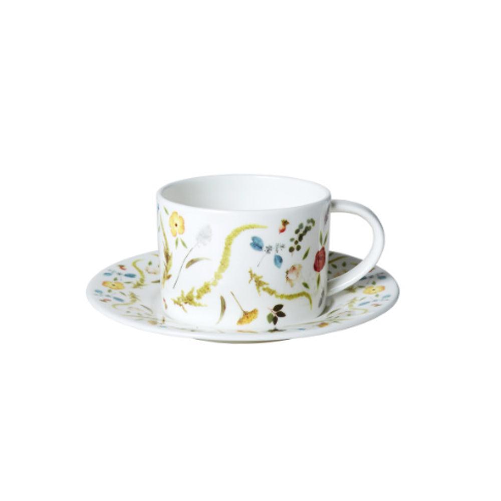 [Twig New York] Scandinavian Floral Cup & Saucer - HANKOOK