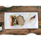 [Whitebloom] 13" Linen Rectangular Plate - HANKOOK