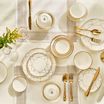 [Prouna] Gem cut Dinner Set for 4 people (18pc)