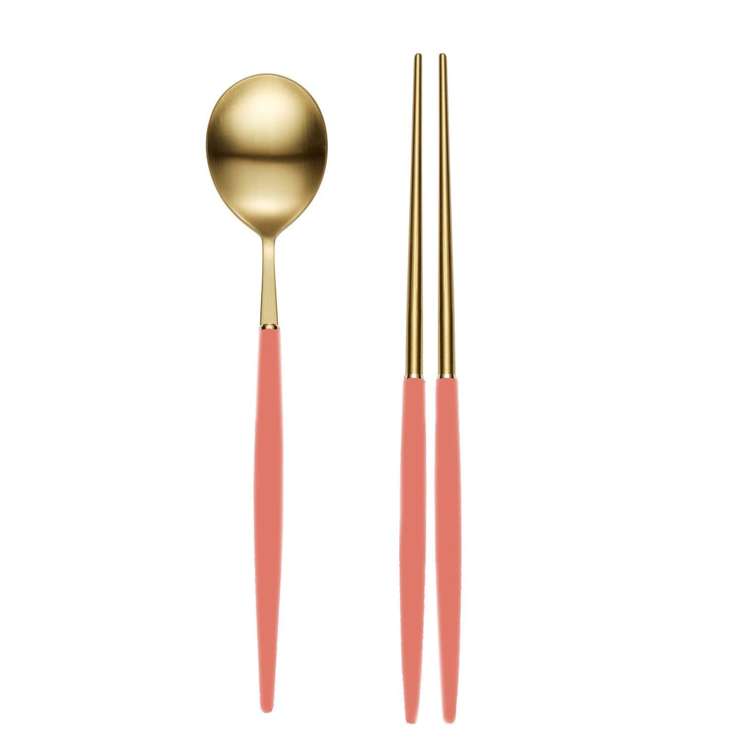 [Bogen] Eiffel Gold  K-Spoon &  Chopsticks , 2sets - HANKOOK