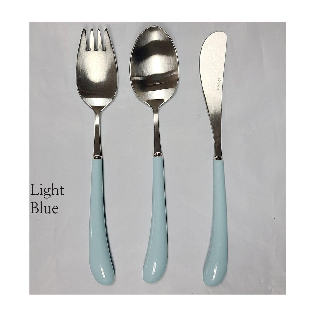 [Bogen] Swan Satin Toddler set, Spoon, Fork & Knife, 3pcs - HANKOOK