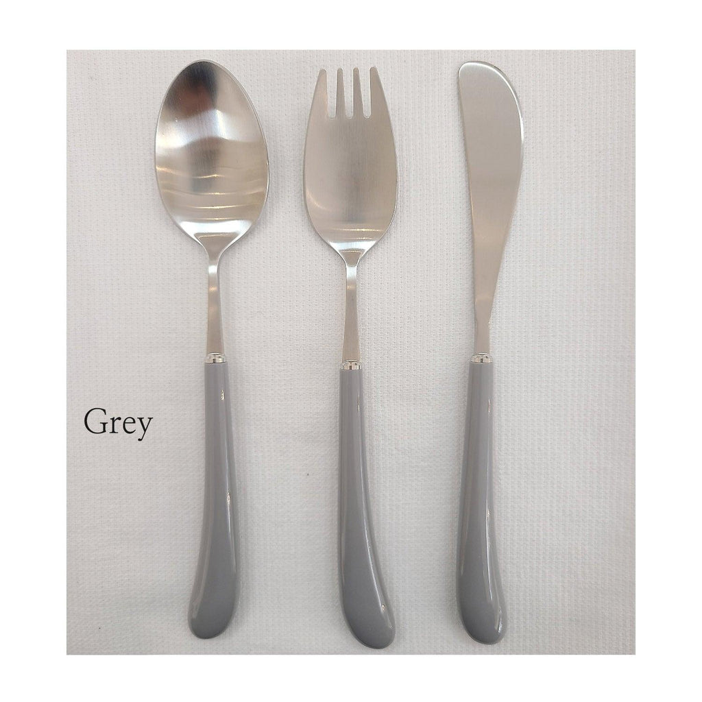 [Bogen] Swan Satin Toddler set, Spoon, Fork & Knife, 3pcs - HANKOOK
