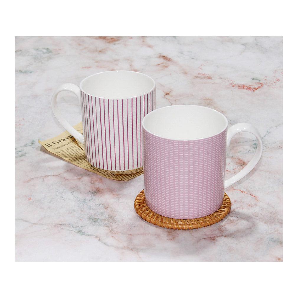 Cozy Pink 2-Piece Mug Set – Hankook Chinaware USA