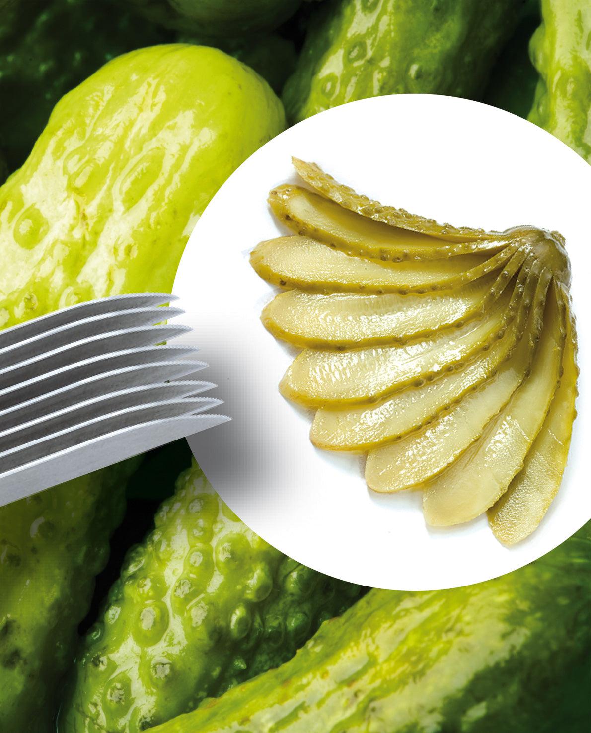 [Triangle] Gherkin Cutter, 8 Blades - HANKOOK