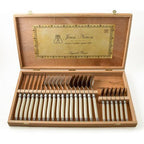 [Laguiole En Aubrac] 24-Piece Flatware in Wooden Box, IVORY - HANKOOK