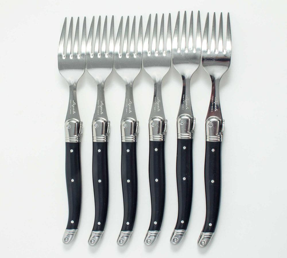 [Laguiole En Aubrac] 24-Piece Flatware in Wooden Box, BLACK - HANKOOK