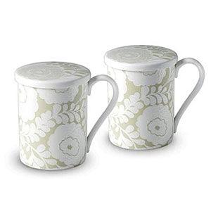 [Ciel Vert] 4-Piece Mug with Cover set, Serving for 2 - HANKOOK