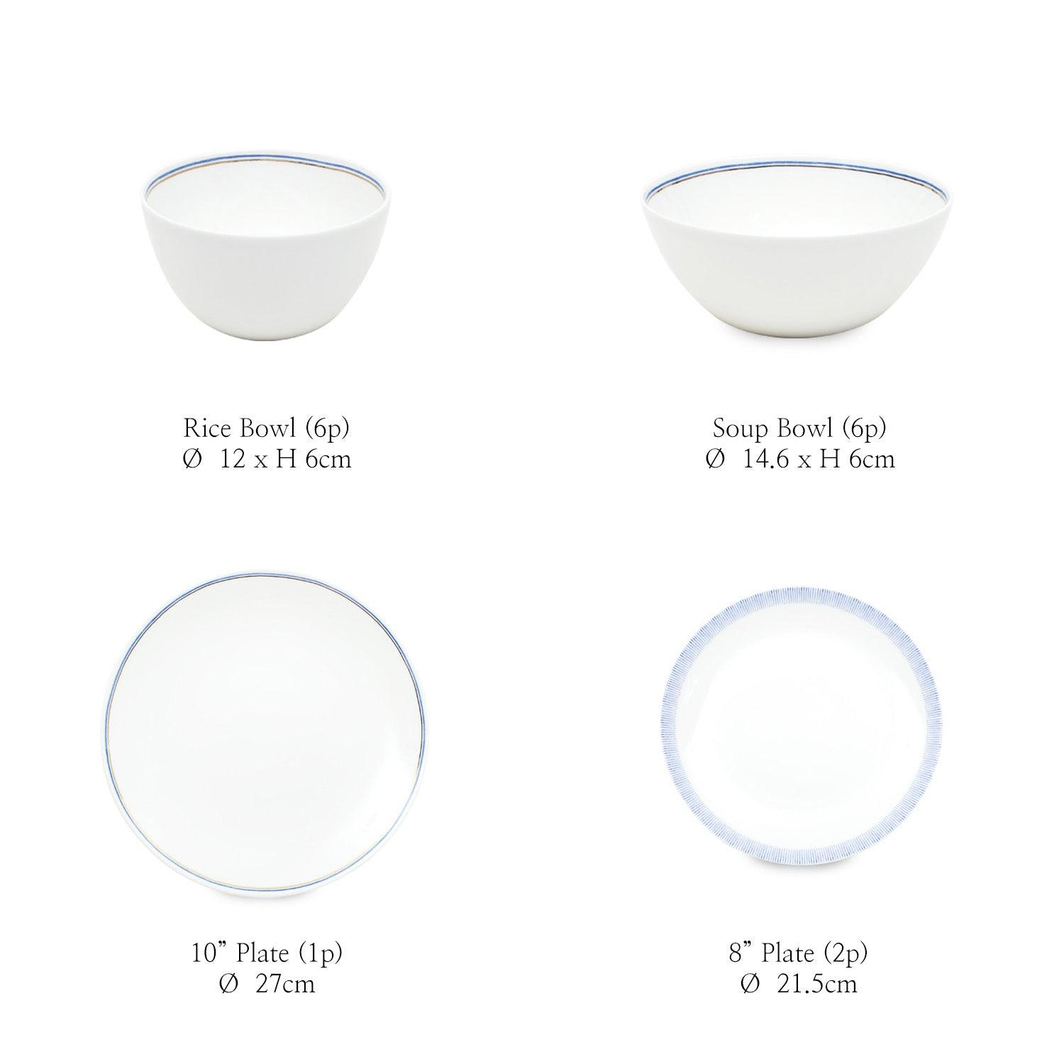 [Moire] 33-Piece Home set, Serving for 6 - HANKOOK