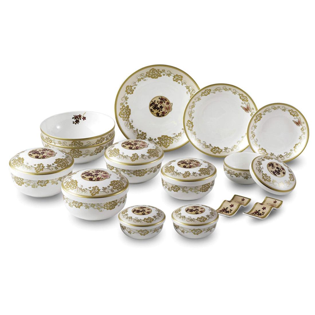 [Myung Bo] 26-Piece Home set, Serving for 2 - HANKOOK