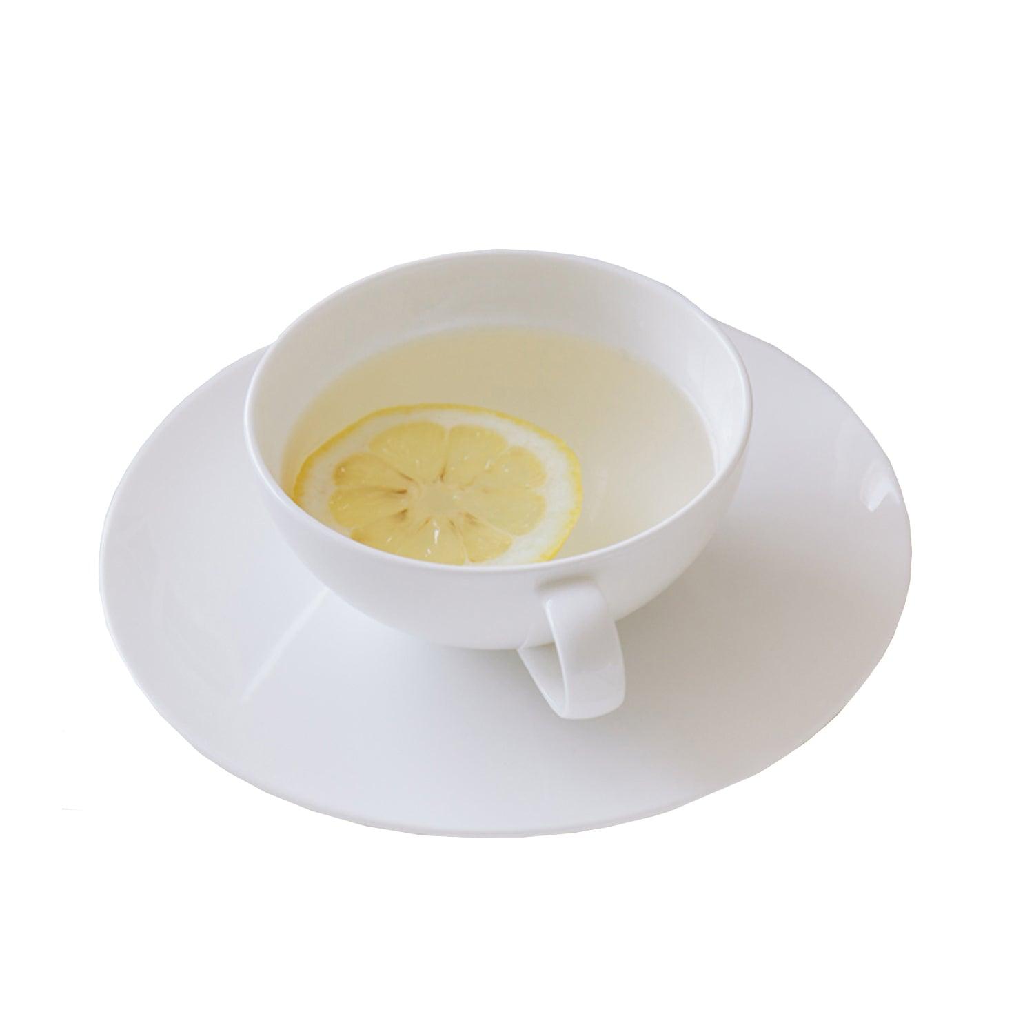 [Whitebloom] Origin Teacup and Saucer set - HANKOOK
