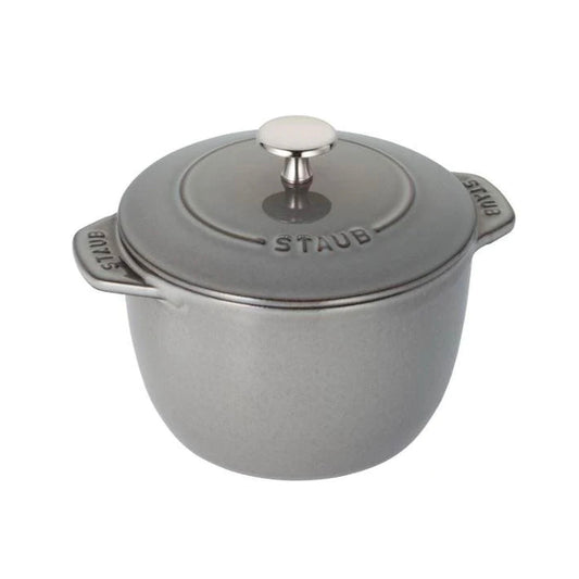 [Staub] Cast Iron - Specialty Items 1.5 QT, Petite French Oven, Graphite Grey