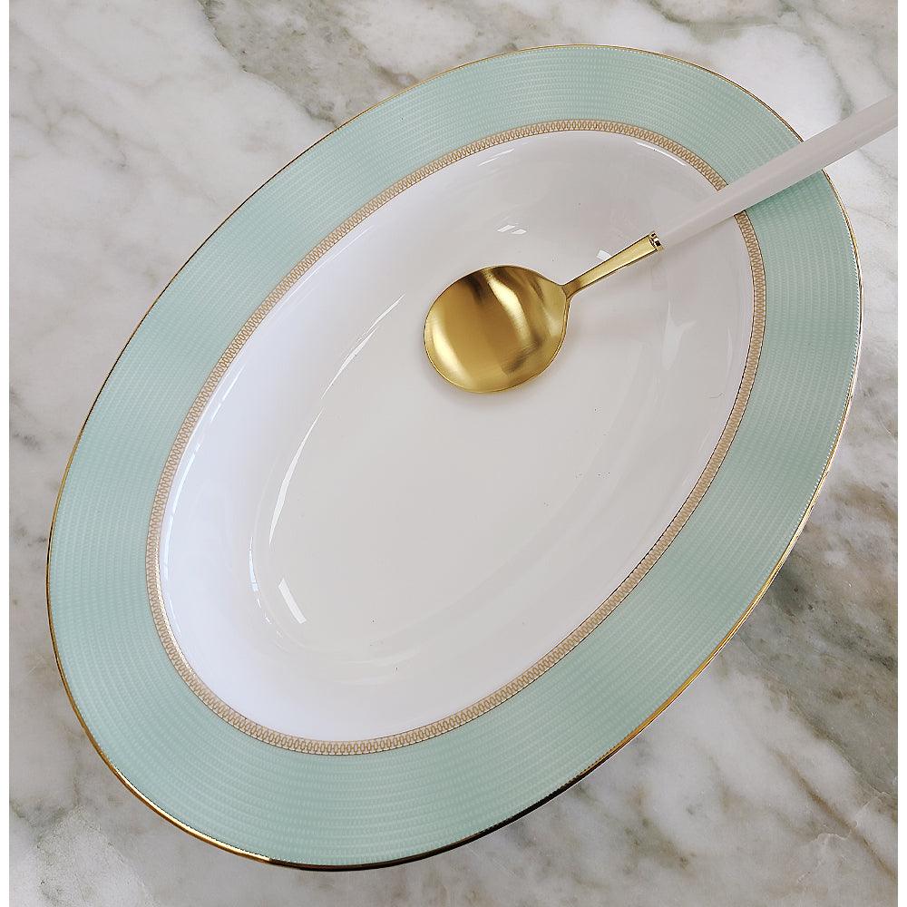 [The Royal] 11" Oval Deep Bowl - HANKOOK