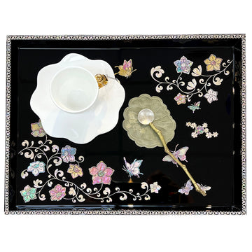 Mother-of-pearl Tray / Flower