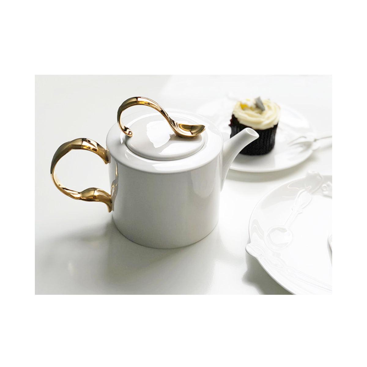 [Twig New York] Cutlery Tea Pot with Fork Handle - HANKOOK