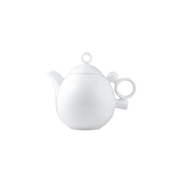[Prouna] Geometrica White Tea Set for 2 w/ Small Tea Pot - HANKOOK