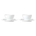 [Prouna] Geometrica White Tea Set for 2 w/ Small Tea Pot - HANKOOK